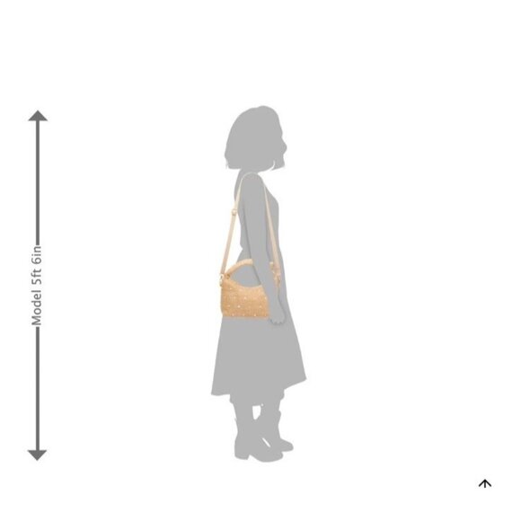 Crown Vintage Raffia Basket Seasonal Knit Hobo Bag NWOT - Picture 4 of 14